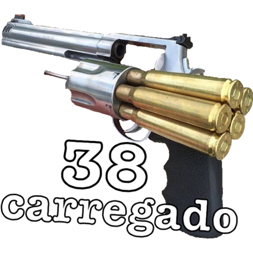 Figurinha: Revólver 38 carregado