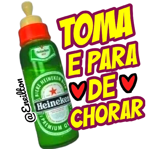 Figurinha: Toma e para de chorar