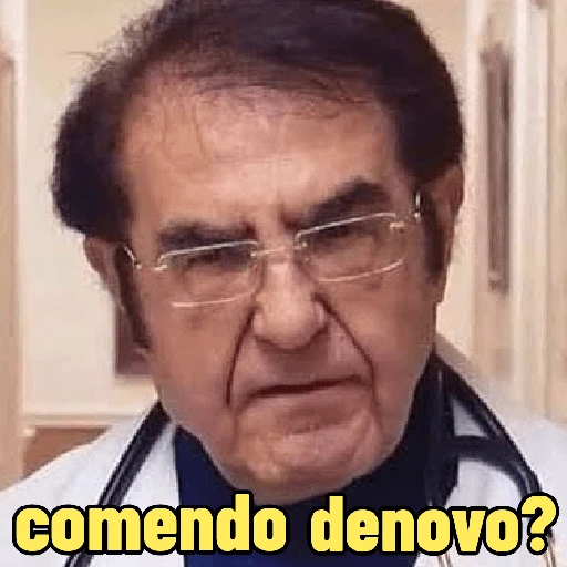 Figurinha: Dr. Nowzaradan comendo de novo?