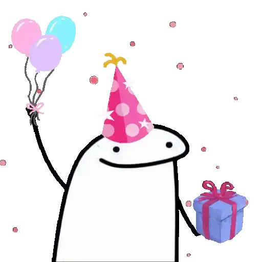 Figurinha: Feliz Aniversário, Flork!
