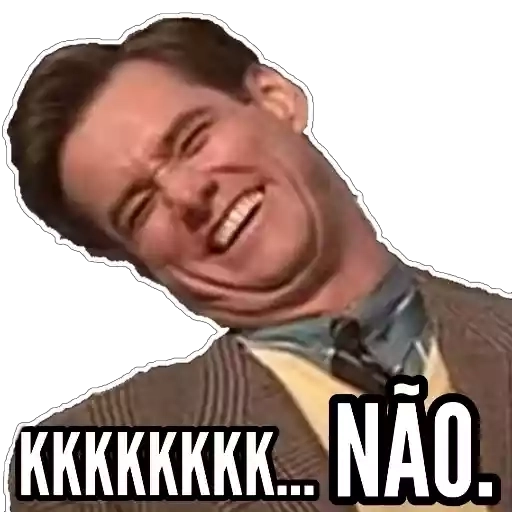 Figurinha: Jim Carrey Rindo
