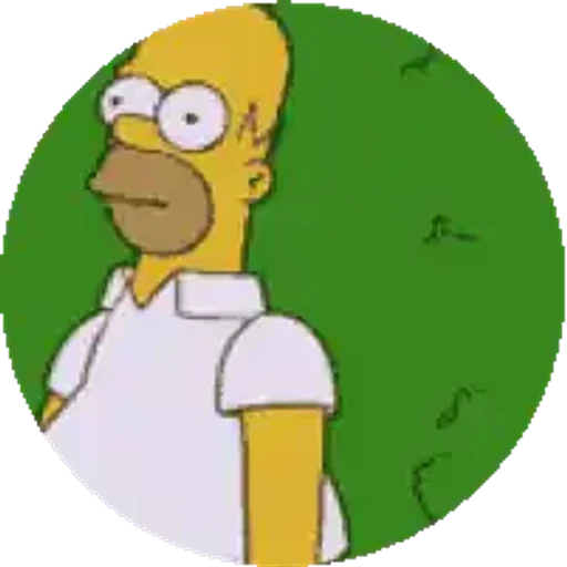 Figurinha: Homer Simpson Pensativo