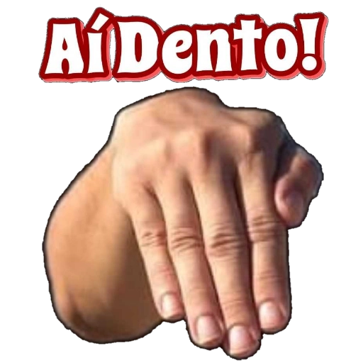 Figurinha: Ai Dento!