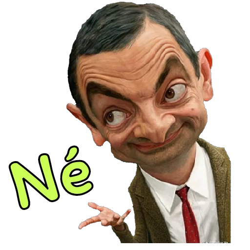 Figurinha: Mr. Bean "Né?"