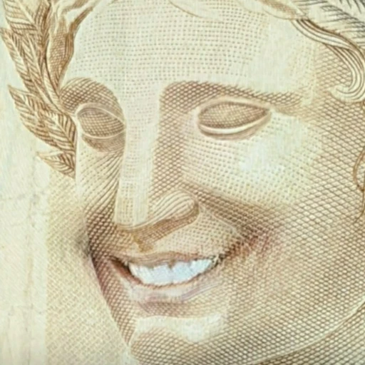 Figurinha: Alegoria do Trabalho Sorrindo