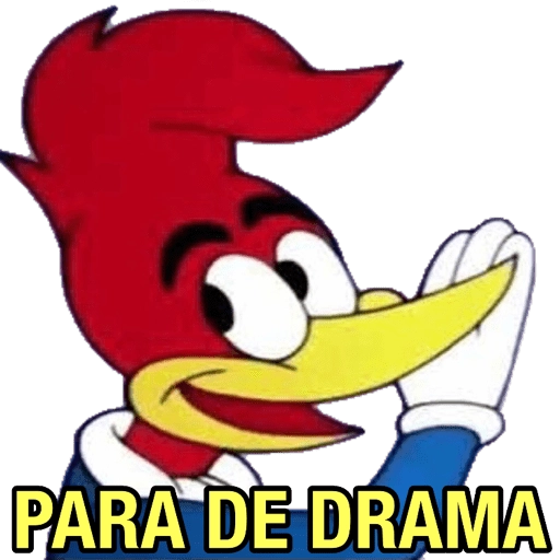 Figurinha: Pica Pau Para de Drama