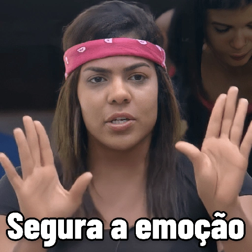 Figurinha: Segura a emoção