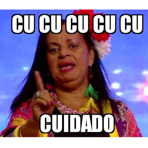 Figurinha: Dona Florinda Cu Cu Cuidado