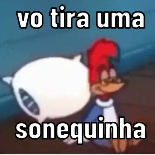 Figurinha: Pica-Pau tire uma sonequinha