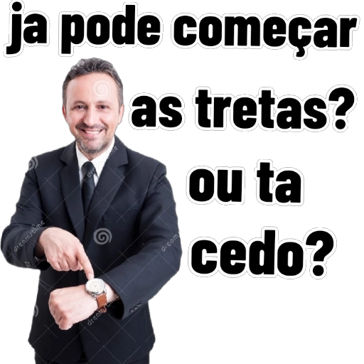 Figurinha: Ja pode comecar as tretas?