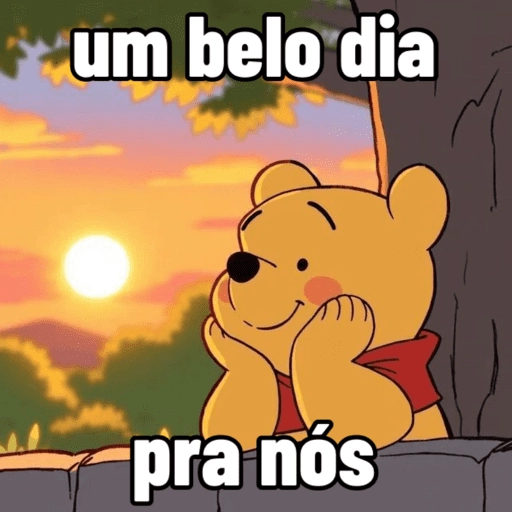 Figurinha: Ursinho Pooh: Um belo dia pra nós