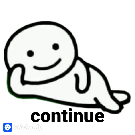 Figurinha: continue