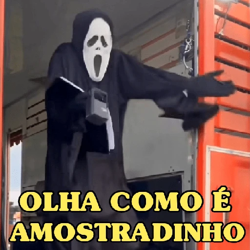 Figurinha: Fantasma de Halloween