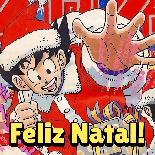 Figurinha: Goku de Natal