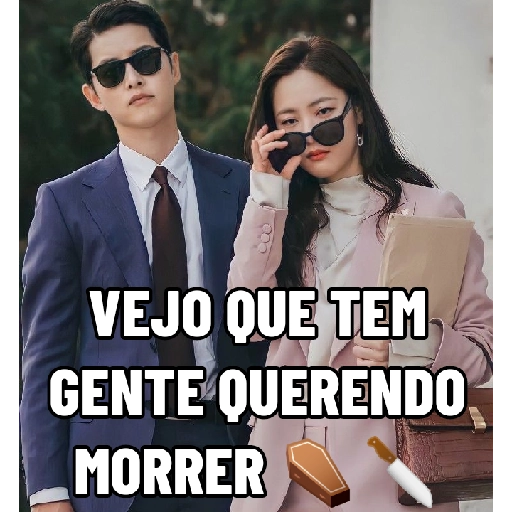 Figurinha: Temos gente querendo morrer