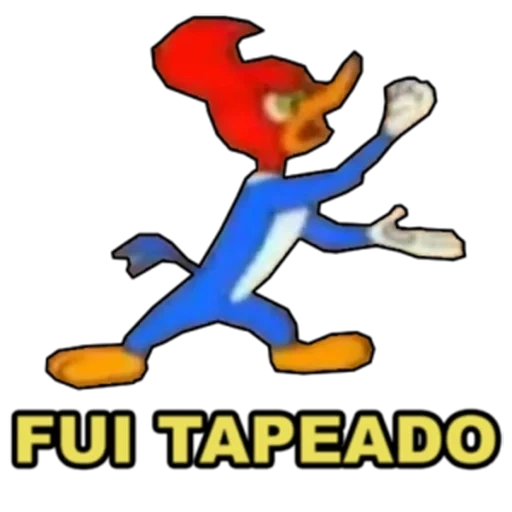 Figurinha: Pica-Pau: Fui Tapeado