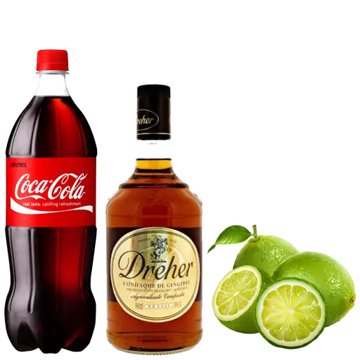 Figurinha: Coca-Cola, Dreher e Limão