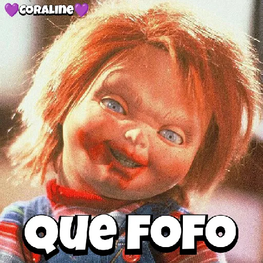 Figurinha: Chucky Que Fofo