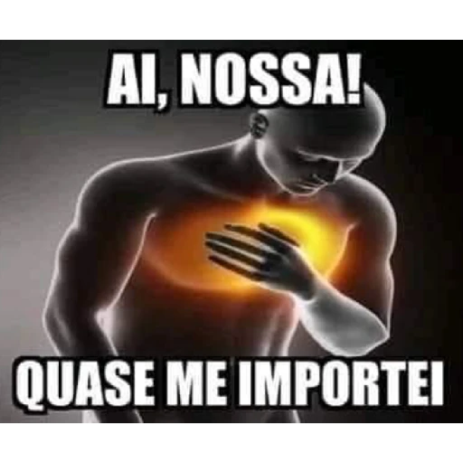 Figurinha: Quase me importei