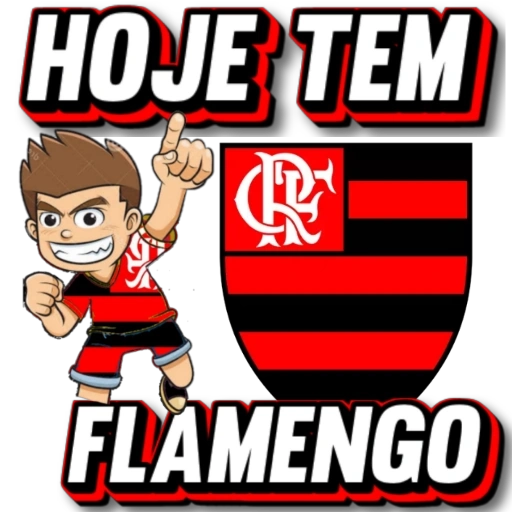 Figurinha: Hoje tem Flamengo