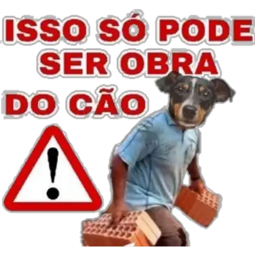 Figurinha: Isso Só Pode Ser Obra do Cão