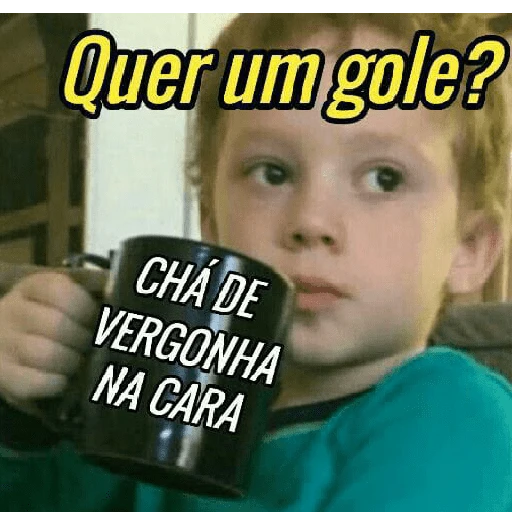 Figurinha: Quer um gole?