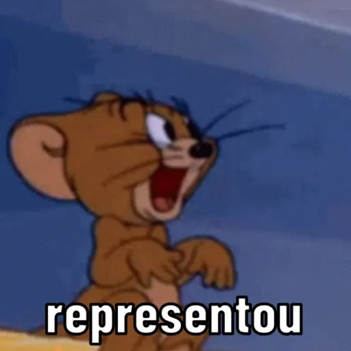 Figurinha: Jerry representou