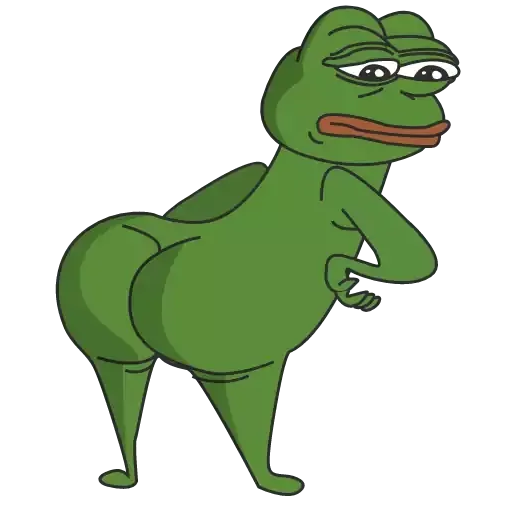 Figurinha: Sapo Pepe Gostoso