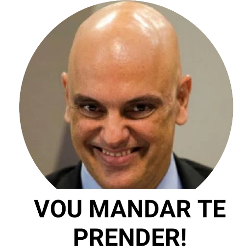 Figurinha: Alexandre de Moraes: Vou te prender!