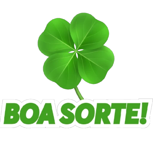 Figurinha: Boa Sorte!