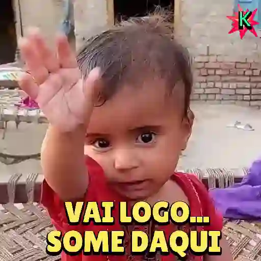 Figurinha: Bebê manda sair