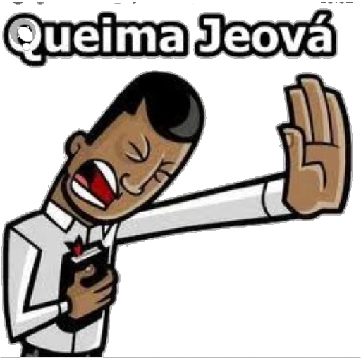 Figurinha: Queima Jeová
