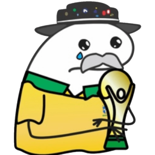 Sticker: Flork Brazil World Cup meme