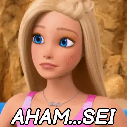 Figurinha: Barbie: Aham, sei!