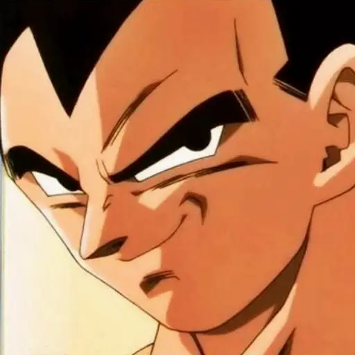 Figurinha: Vegeta Sorriso Malicioso