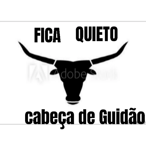Figurinha: Fica Quieto Cabeça de Guidão
