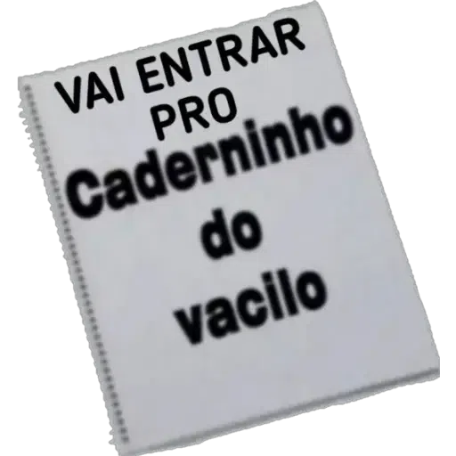 Figurinha: Caderninho do Vacilo