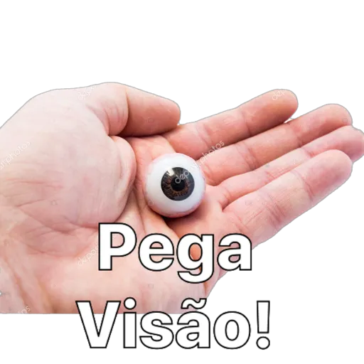 Figurinha: Pega Visão Olho