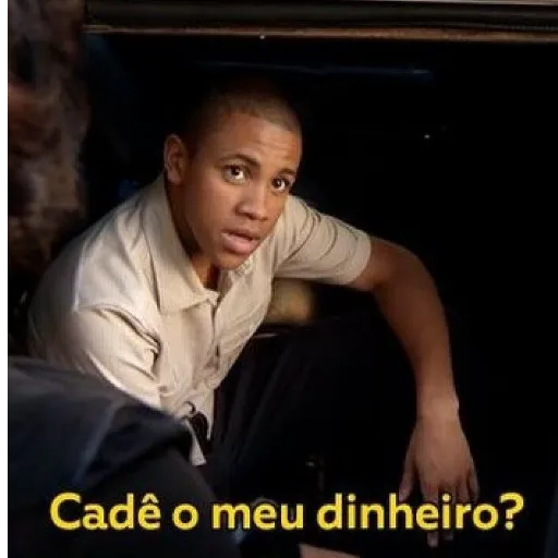 Figurinha: Cadê o meu dinheiro?