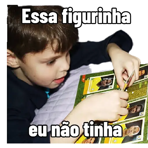 Figurinha: Essa figurinha eu não tinha