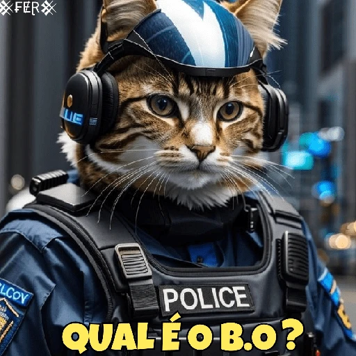 Figurinha: Gato Policial