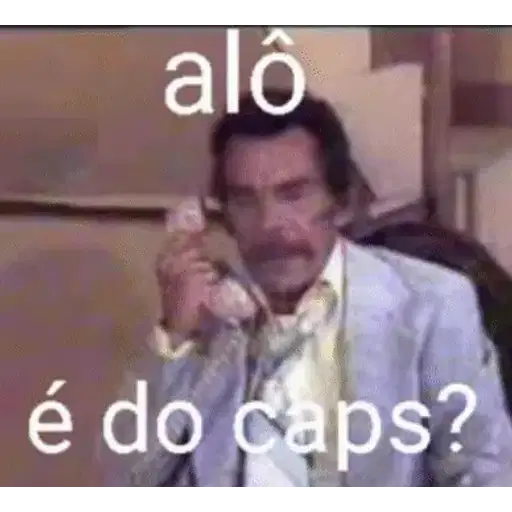 Figurinha: Alô é do CAPS?