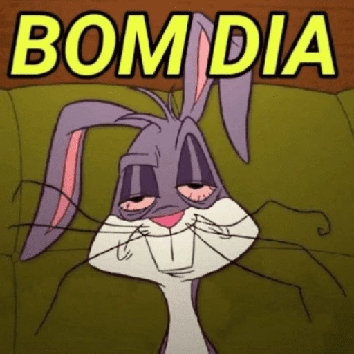 Figurinha: Bugs Bunny Bom Dia Cansado