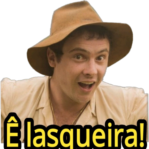 Figurinha: É lasqueira!