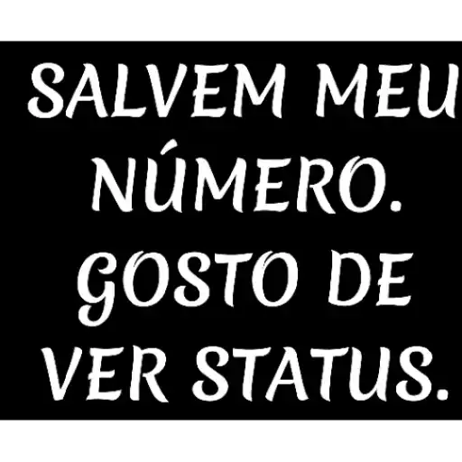 Figurinha: Salvem Meu Número