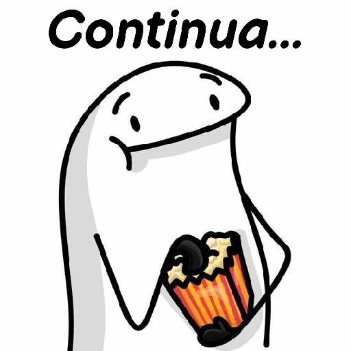 Figurinha: Continua com pipoca