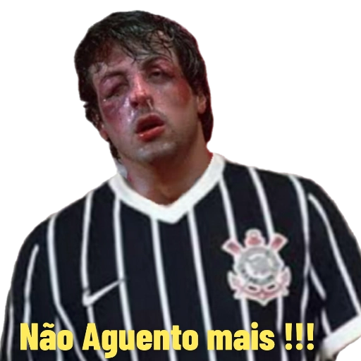 Figurinha: Rocky Balboa cansado
