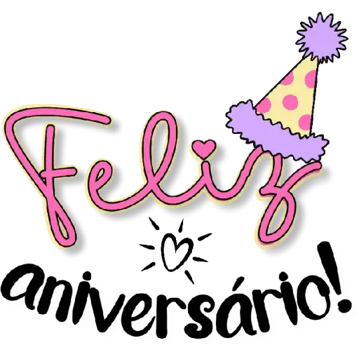 Figurinha: Feliz Aniversário