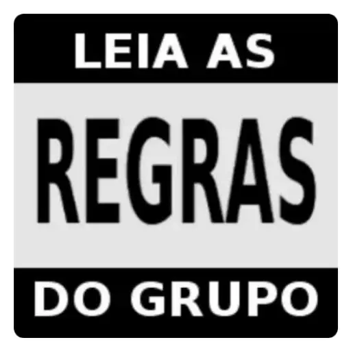 Figurinha: Leia as Regras do Grupo