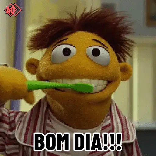 Figurinha: Fantoche de Bom Dia!